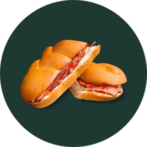 Imagen referencial de Sándwich Brioche campesino